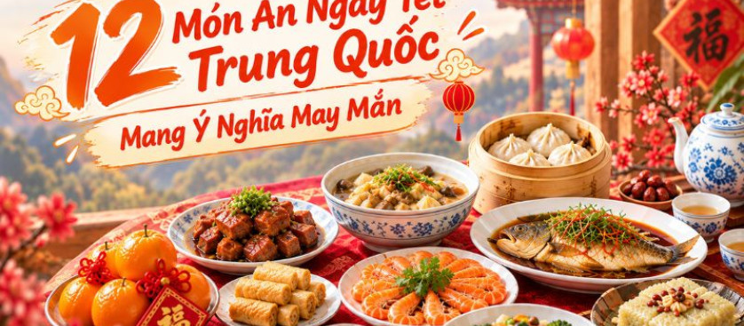 Điểm đến 12 Món Ăn Ngày Tết Trung Quốc Mang Ý Nghĩa May Mắn