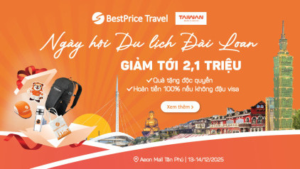 BestPrice Travel mang ưu đãi cực HOT đến Ngày hội Du lịch Đài Loan 2025