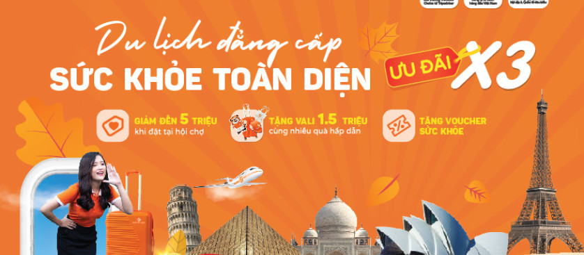 Điểm đến BestPrice Travel & Pharmart.vn mang trải nghiệm “Du lịch đẳng cấp - Sức khỏe toàn diện” đến Hội chợ Mùa Thu 2025