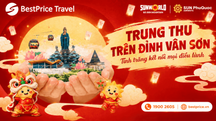 CHỈ TỪ 315.000 VNĐ: Bay Sun PhuQuoc Airways, đón Trung Thu trên đỉnh Vân Sơn