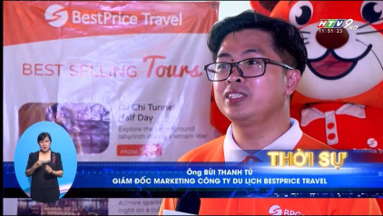 (HTV) BestPrice Travel rực rỡ sắc cam tại Tuần lễ Du lịch TP.HCM 2024