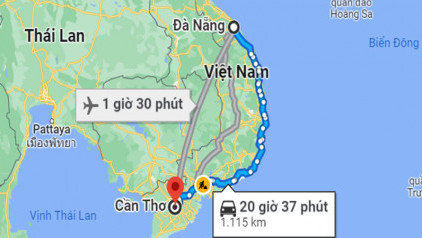 [MỚI] Khoảng cách Đà Nẵng Cần Thơ bao nhiêu km?