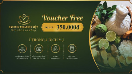Tặng Voucher Onsen Sài Gòn trị giá 350.000Đ – Thư giãn & Tái tạo năng lượng