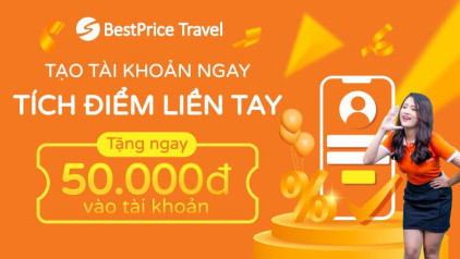 Tạo tài khoản ngay, tích điểm liền tay! Tặng ngay 50.000 VNĐ