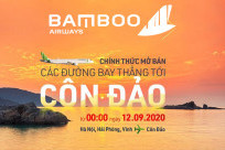 Bamboo Airways chính thức khai thác đường bay thẳng đi Côn Đảo