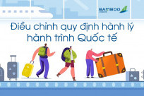 Bamboo Airways điều chỉnh quy định hành lý chuyến bay quốc tế