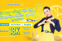 [CHỈ TỪ 18K] Vietravel Airlines mở bán vé Sài Gòn (TP.HCM) - Bangkok