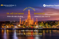 [CHỈ TỪ 4,09TR] Vietnam Airlines TĂNG Chuyến Bangkok, TẶNG Kiện Hành Lý