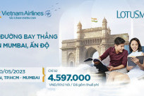 [CHỈ TỪ 4,5 TRIỆU] Vietnam Airlines mở đường bay thẳng đến Mumbai, Ấn Độ