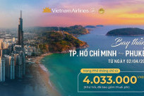 CHỈ TỪ 4TR: Vietnam Airlines mở bán hành trình Hồ Chí Minh - Phuket