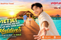 CHỈ TỪ 880.000 VNĐ: Chớm mùa cuối năm, hẹn nhau ở Maldives cùng Vietjet Air