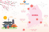 Dự báo lịch hoa anh đào nở năm 2020 tại Nhật Bản, Hàn Quốc