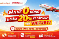 GIẢM 20%: Vietjet ưu đãi vé SkyBoss và Deluxe trong 3 ngày vàng