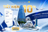 Giảm 10% giá vé bay Thâm Quyến mừng tàu bay mới của Vietravel Airlines
