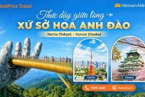 GIẢM 44%: Vietnam Airlines ưu đãi vé máy bay chặng Đà Nẵng - Nhật Bản
