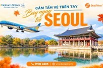 GIẢM 50%: Vietnam Airlines tặng ưu đãi vé máy bay đi Hàn Quốc