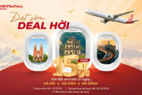 Giảm Ngay 15% - Đặt sớm Deal Hời với Sun PhuQuoc Airways