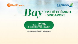 [GIẢM TỚI 25%] Thỏa Sức Vi Vu Singapore Cùng Bamboo Airways