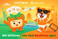 Hợp tác cùng GiftZone - BestPrice Travel tung loạt ưu đãi trên Zalo Mini App