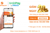 Hướng dẫn thanh toán bằng Ví điện tử GrabPay by Moca khi đặt dịch vụ tại BestPrice