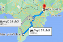 [MỚI] Khoảng cách Cà Mau Sài Gòn bao nhiêu km?