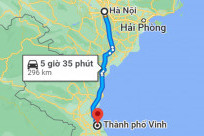 [MỚI] Khoảng cách Hà Nội Vinh bao nhiêu km?