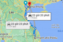[MỚI] Khoảng cách Pleiku Hải Phòng bao nhiêu km?