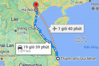 [MỚI] Khoảng cách Quy Nhơn Hà Nội bao nhiêu km?