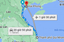 [MỚI] Khoảng cách Quy Nhơn Hải  Phòng bao nhiêu km?