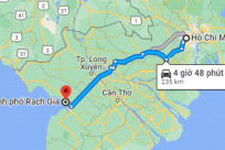 [MỚI] Khoảng cách Sài Gòn Rạch Giá bao nhiêu km?