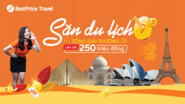 Săn du lịch 0 đồng, hàng ngàn Deal khuyến mại cùng BestPrice tại Festival Thu Hà Nội