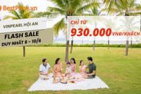 Siêu SALE duy nhất 5 ngày: Chỉ từ 930.000 VNĐ/khách khi đặt Vinpearl Resort & Spa Hội An