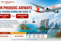 Sun PhuQuoc Airways Khai Trương Đường Bay Quốc Tế Singapore - Phú Quốc