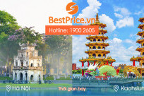 Thời gian bay từ Hà Nội đến Kaohsiung mất bao lâu?