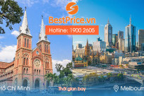 Thời gian bay từ Hồ Chí Minh đến Melbourne mất bao lâu?