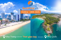 Thời gian bay từ Nha Trang đi Phú Quốc mất bao lâu?