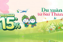 Ưu Đãi LÊN TỚI 15%: Du Xuân Từ Sài Thành Cùng Bamboo Airways
