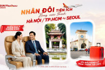 ƯU ĐÃI X2: Bay Hà Nội/ TP.HCM - Seoul cùng Sun PhuQuoc Airways