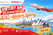 Vietjet Air mở đường bay mới TP.HCM - Western Sydney