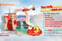Vietjet Air TẶNG ĐẾN 40KG hành lý ký gửi đường bay Đông Bắc Á, Ấn Độ, Australia