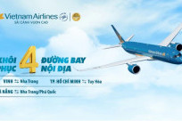 Vietnam Airlines khôi phục 04 đường bay nội địa trong tháng 10