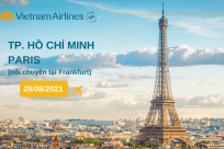 [Vietnam Airlines] Thông Báo Lịch Bay Đi Frankfurt & Paris