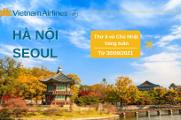 [Vietnam Airlines] Thông báo lịch bay Hà Nội đi Seoul