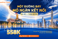 Vietravel Airlines khai trương đường bay thẳng Hà Nội - Thâm Quyến từ 14/11/2026