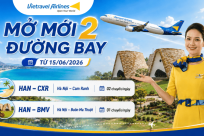 Vietravel Airlines mở 2 đường bay mới từ Hà Nội đi Nha Trang và Buôn Ma Thuột