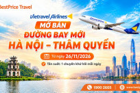 Vietravel Airlines mở bán đường bay mới Hà Nội – Thâm Quyến