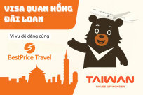 Visa Quan Hồng Đài Loan: Bestprice Travel chính thức được cấp phép & đồng hành uy tín