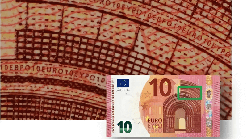 Cách nhận biết đồng tiền Euro giả mạo