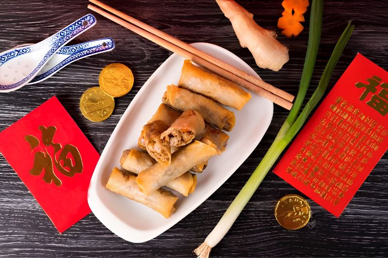 Chả gi&ograve; tượng trưng cho lời ch&uacute;c gi&agrave;u c&oacute;, sung t&uacute;c trong năm mới