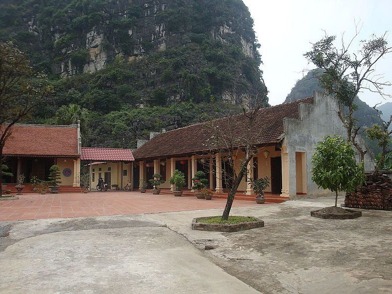 Một góc chùa Duyên Ninh ở Hoa Lư Ninh Bình